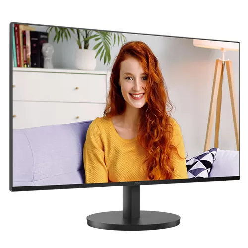 AOC - AOC 23.8" 3-Side Frameless Monitor (24B3HA2), IPS, 1920 x 1080, 1ms, VGA, HDMI, 100Hz, VESA