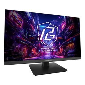 ASROCK – Asrock 27″ Gaming Monitor (PG27FFT1B), IPS, 1920 x 1080, 1ms, 2 HDMI, DP, 180Hz, sRGB 123%, FreeSync, VESA