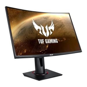 ASUS – Asus 27″ TUF Curved Gaming Monitor (VG27VQ), 1920 x 1080, 1ms, DVI, HDMI, DP, 165Hz, Freesync Premium, VESA