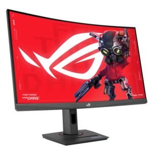 ASUS – Asus 27 ROG STRIX USB Type-C Curved Gaming Monitor (XG27WCMS), Fast VA, 2560 x 1440, 1ms, 280Hz, HDR, VESA