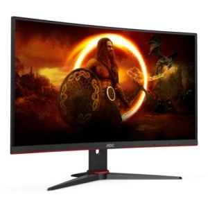 AOC – AOC 27″ 3-Side Frameless Curved Gaming Monitor (C27G2ZE/BK), 1920 x 1080, 0.5ms, HDMI, DP, 240Hz, 6 Game Modes, VESA