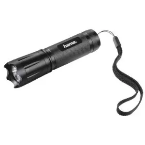 HAMA - Hama Classic C-118 100 Lumen LED Torch, 110m Range, IP54 Splash/Dust Proof, Black