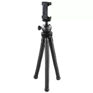 HAMA – Hama (FlexPro) 3-in-1 Camera/Phone/GoPro Compact Tripod, Ball Head, 360° Bendable Legs, 27cm Max Height