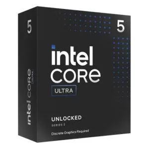 INTEL - Intel Core Ultra 5 245KF CPU, 1851, 5.2GHz Turbo, 14-Core, 125W (159W Turbo), 24MB Cache, Overclockable, Arrow Lake, No Graphics, NO HEATSINK/FAN