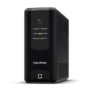 CYBERPOWER – CyberPower UT 1050VA Line Interactive Tower UPS, 630W, LED Indicators, 6x IEC, AVR Energy Saving, Up to 1Gbps Ethernet