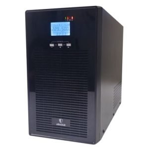 VIDA – Armour 3000VA UPS, 2400W, LCD Display, 2x UK Plug, 2x RJ45, 3x IEC, USB, Brown Box