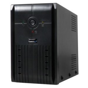 POWERCOOL – Powercool 650VA Smart UPS, 390W, LED Display, 2x UK Plug, 2x RJ45, USB