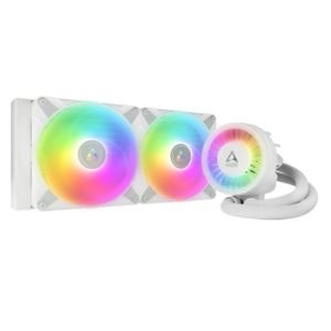 ARCTIC – Arctic Liquid Freezer III A-RGB 280mm Liquid CPU Cooler, P14 PWM PST ARGB Fans & ARGB PWM Controlled Pump, White