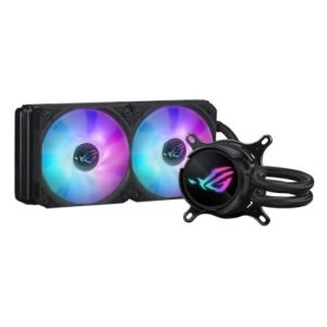 ASUS – Asus ROG STRIX LC III 240 ARGB Liquid CPU Cooler, 240mm, 7th Gen v2 Asetek Pump, ARGB Fans, Rotatable Water Block