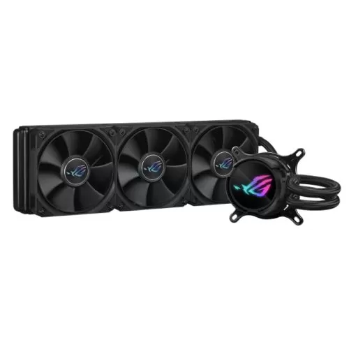 ASUS - Asus ROG STRIX LC III 360 Liquid CPU Cooler, 360mm, 7th Gen v2 Asetek Pump, Rotatable Water Block