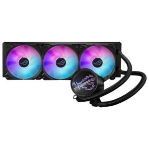 ASUS – Asus ROG Ryuo III 360 ARGB 360mm Liquid CPU Cooler, 8th Gen Asetek Pump, 3 x ARGB Fans, Anime Matrix LED Display