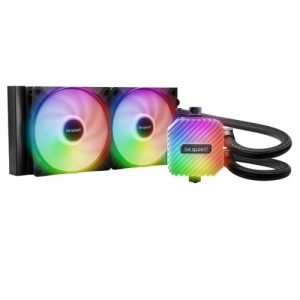 BEQUIET – Be Quiet! Light Loop 240mm ARGB Liquid CPU Cooler, 2x Light Wings LX PWM Fans, ARGB Cooling Block, ARGB-PWM-Hub