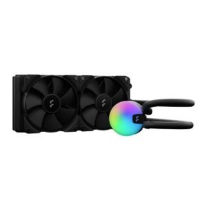 FRACTAL – Fractal Design Lumen S24 V2 240mm Liquid CPU Cooler, ARGB Pump, 2x 12cm PWM Fans