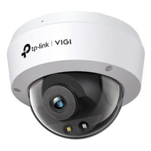 TP-LINK – TP-LINK (VIGI C250 2.8MM) 5MP Full-Colour Dome Network Camera w/ 2.8mm Lens, PoE, Smart Detection, IP67, People & Vehicle Analytics, H.265+