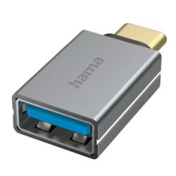 HAMA – Hama USB 3.2 Gen1 OTG Adapter, USB-C Male to USB-A Female, 5Gbps, Aluminium HAMA – Hama USB 3.2 Gen1 OTG Adapter, USB-C Male to USB-A Female, 5Gbps, Aluminium