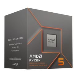 AMD - AMD Ryzen 5 8500G with Wraith Stealth Cooler, AM5, Up to 5.0GHz, 6-Core, 65W, 22MB Cache, 4nm, 8th Gen, Radeon Graphics