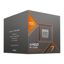 AMD - AMD Ryzen 7 8700G with Wraith Spire Cooler, AM5, Up to 5.1GHz, 8-Core, 65W, 24MB Cache, 4nm, 8th Gen, Radeon Graphics