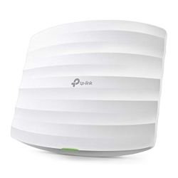 TP-LINK - TP-LINK (EAP115) Omada 300Mbps Wireless N Ceiling Mount Access Point, POE, 10/100, Clusterable, Free Software