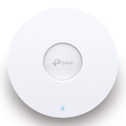 TP-LINK - TP-LINK (EAP670 NEW) AX5400 Dual Band Ceiling Mount Wi-Fi 6 Access Point, PoE, Omada Mesh, 2.5G LAN, Bluetooth 5.2 Support