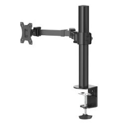 HAMA - Hama Full-Motion Single Monitor Arm, 13-35" Monitors, Height-Adjustable, Swivel/Tilt, Pull-Out, Clamp