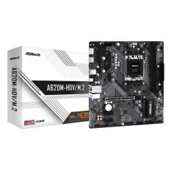 ASROCK - Asrock A620M-HDV/M.2, AMD A620, AM5, Micro ATX, 2 DDR5, HDMI, DP, GB LAN, PCIe4, 2x M.2