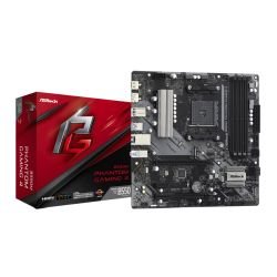 ASROCK - Asrock B550M PHANTOM GAMING 4, AMD B550, AM4, Micro ATX, 4 DDR4, HDMI, DP, XFire, PCIe4, M.2