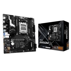 ASROCK - Asrock B850M-X, AMD B850, AM5, Micro ATX, 2 DDR5, HDMI, DP, 2.5G LAN, 2x M.2