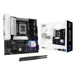 ASROCK - Asrock B860M PRO RS WIFI, Intel B860, 1851, Micro ATX, 4 DDR5, HDMI, DP, Wi-Fi 6E, 2.5G LAN, RGB, 3x M.2