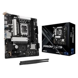 ASROCK - Asrock B860M-X WIFI, Intel B860, 1851, Micro ATX, 2 DDR5, HDMI, DP, Wi-Fi 6E, 2.5G LAN, 2x M.2