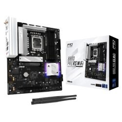 ASROCK - Asrock B860 PRO RS WIFI, Intel B860, 1851, ATX, 4 DDR5, HDMI, DP, Wi-Fi 6E, 2.5G LAN, RGB, 3x M.2