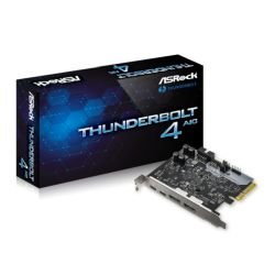 ASROCK – Asrock Thunderbolt 4 AIC, PCI Express, 2 x Thunderbolt 4 Type-C, 2 x DisplayPort IN, 1 x USB 2.0, TBT Header ASROCK – Asrock Thunderbolt 4 AIC, PCI Express, 2 x Thunderbolt 4 Type-C, 2 x DisplayPort IN, 1 x USB 2.0, TBT Header