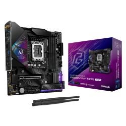ASROCK - Asrock Z890M RIPTIDE WIFI, Intel Z890, 1851, Micro ATX, 4 DDR5, HDMI, DP, 2 TB4, Wi-Fi 6E, 2.5G LAN, RGB, 3x M.2