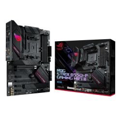 ASUS - Asus ROG STRIX B550-F GAMING WIFI II, AMD B550, AM4, ATX, 4 DDR4, HDMI, DP, AX Wi-Fi 6E, 2.5GB LAN, RGB Lighting, 2x M.2