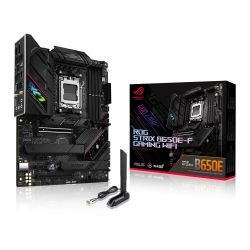 ASUS - Asus ROG STRIX B650E-F GAMING WIFI, AMD B650, AM5, ATX, 4 DDR5, HDMI, DP, Wi-Fi 6, 2.5G LAN, PCIe5, RGB, 3x M.2