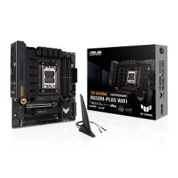 ASUS - Asus TUF GAMING B650M-PLUS WIFI, AMD B650, AM5, Micro ATX, 4 DDR5, HDMI, DP, Wi-Fi 6, 2.5G LAN, PCIe4, 2x M.2