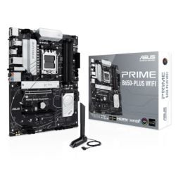 ASUS - Asus PRIME B650-PLUS WIFI, AMD B650, AM5, ATX, 4 DDR5, HDMI, DP, Wi-Fi 6E, 2.5G LAN, 2x M.2