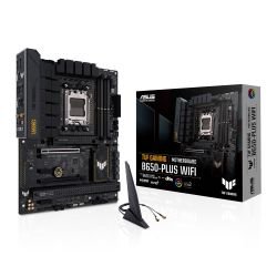 ASUS - Asus TUF GAMING B650-PLUS WIFI, AMD B650, AM5, ATX, 4 DDR5, HDMI, DP, Wi-Fi 6, 2.5G LAN, PCIe5, 3x M.2