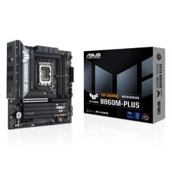 ASUS - Asus TUF GAMING B860M-PLUS, Intel B860, 1851, Micro ATX, 4 DDR5, HDMI, DP, USB 20Gbps, 2.5G LAN, 3x M.2