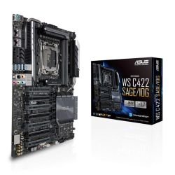 ASUS - Asus WS C422 SAGE/10G, Workstation, Intel C422, 2066, CEB, SLI/XFire, Dual 10G LAN, VRM Heatsink, M.2