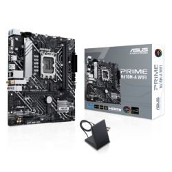 ASUS - Asus PRIME H610M-A WIFI, Intel H610, 1700, Micro ATX, 2 DDR5, VGA, HDMI, DP, Wi-Fi, PCIe4, 2x M.2