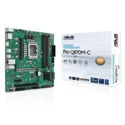 ASUS - Asus PRO Q870M-C-CSM - Corporate Stable Model, Intel Q870, 1851, Micro ATX, 4 DDR5, HDMI, 2 DP, GB LAN, 2x M.2