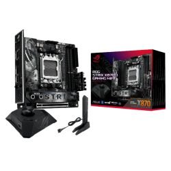 ASUS - Asus ROG STRIX X870-I GAMING WIFI, AMD X870, AM5, Mini ITX, 2 DDR5, HDMI, 2 USB4, Wi-Fi 7, 2.5G LAN, 2x M.2, Strix Hive II