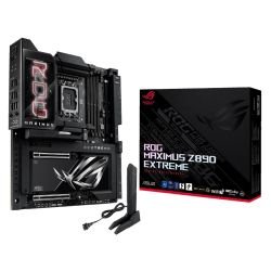 ASUS - Asus ROG MAXIMUS Z890 EXTREME, Intel Z890, 1851, EATX, 4 DDR5, HDMI, 2 TB5, Wi-Fi 7, 10G & 2.5G LAN, ROG Q-DIMM.2 Card, LCD Screen, 6x M.2