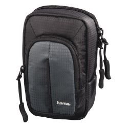 HAMA - Hama Fancy Urban 60H Compact Camera Case, Belt Loop, Neck Strap, Grey, 6.5 x 3 x 11 cm Compartment