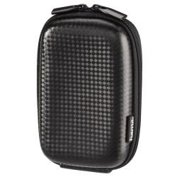 HAMA - Hama Hardcase 60H Carbon Style Compact Camera Case, Belt Loop, Neck Strap, Black, 6.5 x 3 x 10.5 cm Compartment