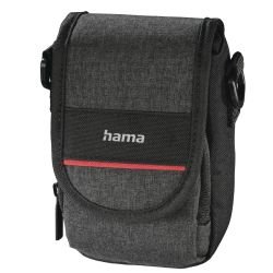 HAMA - Hama Valletta 90P Compact Camera Case, Belt Loop, Shoulder Strap, Black, 7.5 x 5.2 x 13 cm Compartment