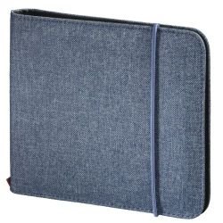 HAMA – Hama Up to Fashion CD/DVD/Blu-Ray Disc Wallet, Up to 24 Discs, Blue HAMA – Hama Up to Fashion CD/DVD/Blu-Ray Disc Wallet, Up to 24 Discs, Blue