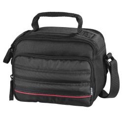 HAMA - Hama Samara 110 Camera Bag, Shoulder Strap, Removable Divider, Black, 16 x 10 x 13 cm Compartment