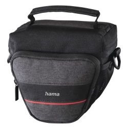 HAMA - Hama Valletta 90 Colt Camera Case, Belt Loop, Shoulder Strap, Black, 13 x 8 x 11 cm Compartment
