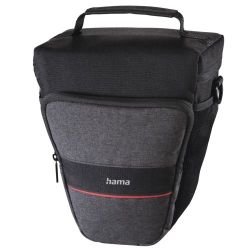 HAMA - Hama Valletta 130 Colt Camera Case, Belt Loop, Shoulder Strap, Black, 16 x 10 x 21 cm Compartment